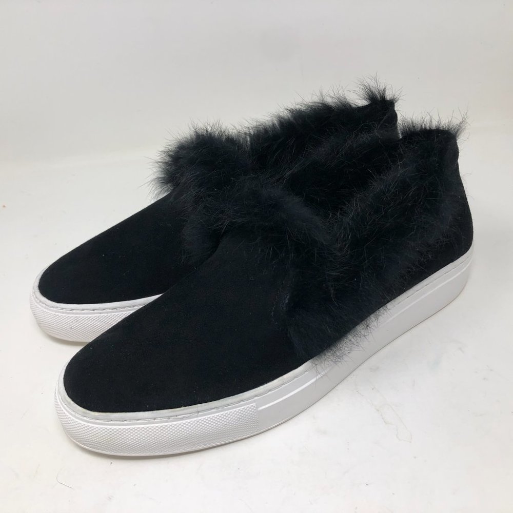 Rachel Zoe Burke Fur Sneaker Womens Size 8.5 M - Picture 4 of 8